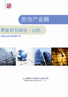 山东房地产行业金融季报研究报告